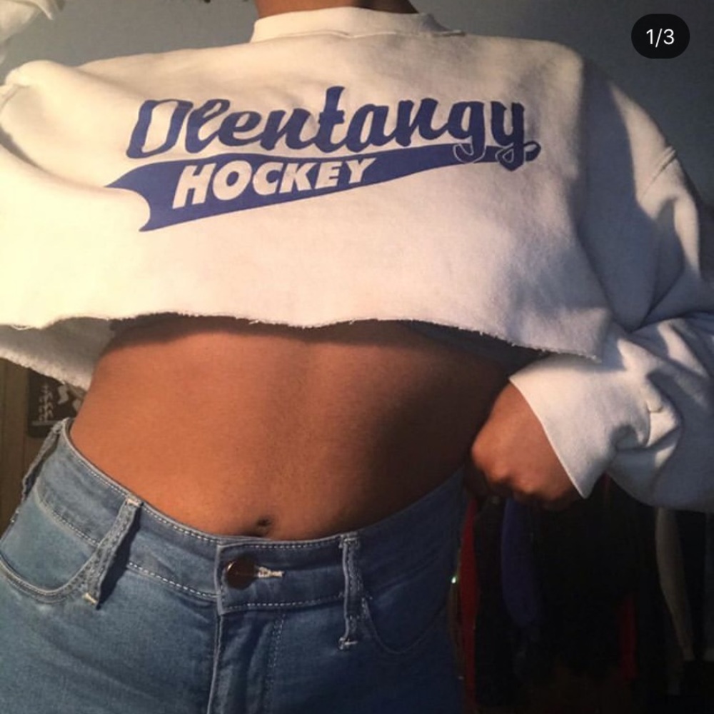 Cropped hoodie